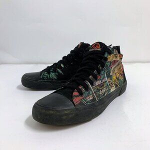Akedo Men's Jurassic Park Lace Up Mid Graphic Sneaker Size 10
